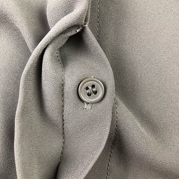 BCBGMAXAZRIA Dianna Open Back Button Down Blouse - Picture 9 of 11